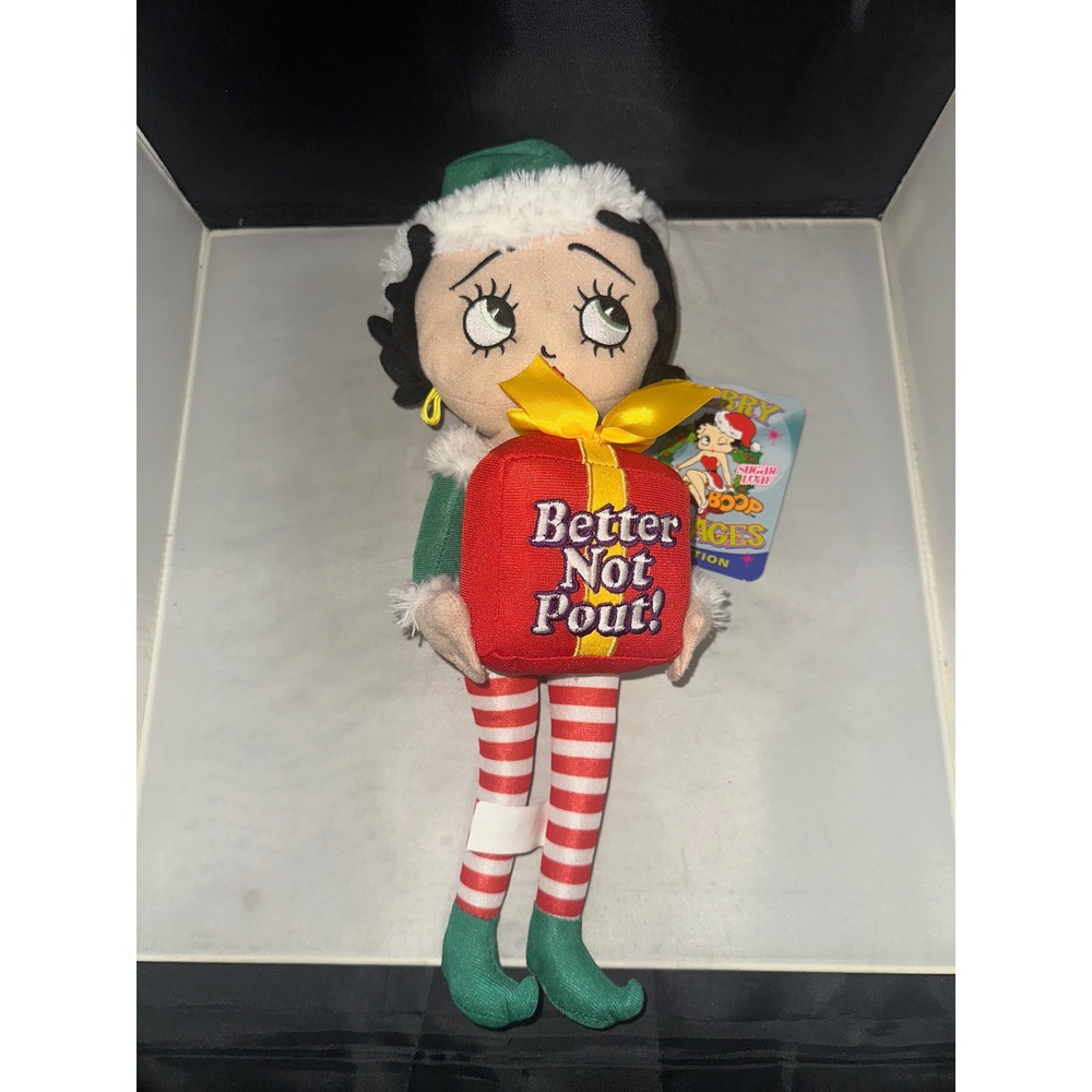 Betty Boop Christmas Plush Elf Better Not Pout Sugar Loaf Merry Messages 2011